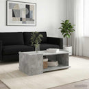 Sofabord Betongrå 90 x 50 x 33 cm Konstrueret træ