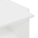 Sofabord Hvid 50,5 x 50 x 33 cm Konstrueret træ