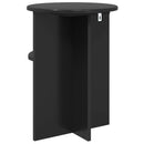 Sidebord Sort Ø 39,5 x 55 cm Konstrueret træ