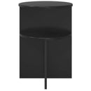 Sidebord Sort Ø 39,5 x 55 cm Konstrueret træ