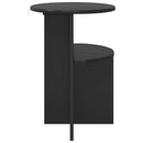 Sidebord Sort Ø 39,5 x 55 cm Konstrueret træ