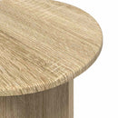 Sidebordssæt 2 stk. Sonoma-eg Ø 45 x 35 cm Konstrueret træ