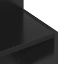 Sidebord Sort Ø 39,5 x 55 cm Konstrueret træ