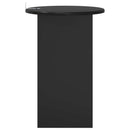 Sidebord Sort Ø 39,5 x 55 cm Konstrueret træ