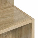 Sidebord Sonoma-eg Ø 39,5 x 55 cm Konstrueret træ