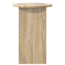 Sidebord Sonoma-eg Ø 39,5 x 55 cm Konstrueret træ