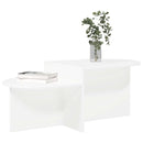 Sofabord Hvid 100 x 50 x 40 cm Konstrueret træ