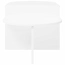 Sofabord Hvid 100 x 50 x 40 cm Konstrueret træ