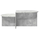 Sofabord Betongrå 100 x 50 x 40 cm Konstrueret træ