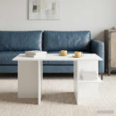 Sofabord Hvid 87 x 50 x 45 cm Konstrueret træ