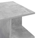 Sofabord Betongrå 87 x 50 x 45 cm Konstrueret træ