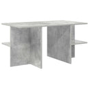 Sofabord Betongrå 87 x 50 x 45 cm Konstrueret træ