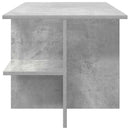 Sofabord Betongrå 87 x 50 x 45 cm Konstrueret træ