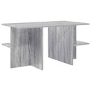 Sofabord Grå sonoma-eg 87 x 50 x 45 cm Konstrueret træ