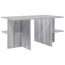 Sofabord Grå sonoma-eg 87 x 50 x 45 cm Konstrueret træ