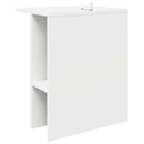 Sofabord 2 stk. Hvid 40 x 30 x 49 cm Konstrueret træ