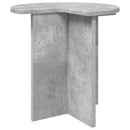 Sidebord 2 stk. Betongrå Ø 39 x 38 cm Konstrueret træ