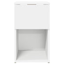 Sengeskab Hvid 29 x 31,5 x 49 cm Konstrueret træ