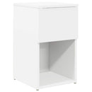 Sengeskab 2 pcs Hvid 29 x 31,5 x 49 cm Konstrueret træ