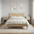 Sengeskab 2 pcs Sonoma-eg 29 x 31,5 x 49 cm Konstrueret træ