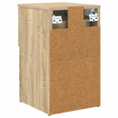 Sengeskab 2 pcs Sonoma-eg 29 x 31,5 x 49 cm Konstrueret træ
