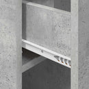Sengeskab Betongrå 29 x 31,5 x 49 cm Konstrueret træ