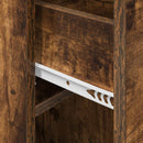 Sengeskab 2 pcs Røget eg 29 x 31,5 x 49 cm Konstrueret træ