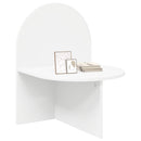 Sengebord 2 stk. Hvid 48 x 49 x 65 cm Konstrueret træ