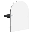 Sengebord 2 stk. Sort eg 48 x 49 x 65 cm Konstrueret træ