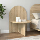 Sengebord 2 stk. Sonoma-eg 48 x 49 x 65 cm Konstrueret træ