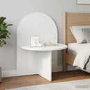 Sengebord 2 pcs Hvid højglans 48 x 49 x 65 cm Konstrueret træ
