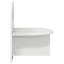 Sengebord 2 pcs Hvid højglans 48 x 49 x 65 cm Konstrueret træ
