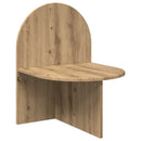 Sengebord 2 pcs Artisan-eg 48 x 49 x 65 cm Konstrueret træ