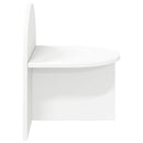 Sengebord 2 stk. Hvid 40 x 35,5 x 45,5 cm Konstrueret træ