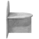 Sengebord 2 stk. Betongrå 40 x 35,5 x 45,5 cm Konstrueret træ