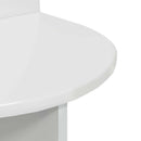Sengebord 2 pcs Hvid højglans 40 x 35,5 x 45,5 cm