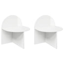 Sengebord 2 pcs Hvid højglans 40 x 35,5 x 45,5 cm