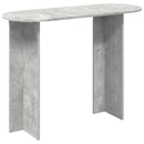 Konsolbord Betongrå 100 x 39,5 x 75 cm Konstrueret træ