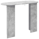 Konsolbord Betongrå 100 x 39,5 x 75 cm Konstrueret træ