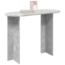 Konsolbord Betongrå 100 x 39,5 x 75 cm Konstrueret træ
