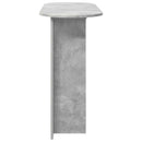 Konsolbord Betongrå 100 x 39,5 x 75 cm Konstrueret træ
