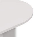 Konsolbord Hvid højglans 100 x 39,5 x 75 cm Konstrueret træ