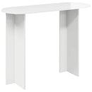 Konsolbord Hvid højglans 100 x 39,5 x 75 cm Konstrueret træ