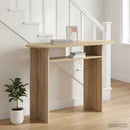 Konsolbord Sonoma-eg 100 x 39,5 x 75 cm Konstrueret træ