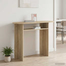 Konsolbord Sonoma-eg 100 x 39,5 x 75 cm Konstrueret træ