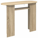 Konsolbord Sonoma-eg 100 x 39,5 x 75 cm Konstrueret træ