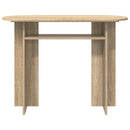 Konsolbord Sonoma-eg 100 x 39,5 x 75 cm Konstrueret træ