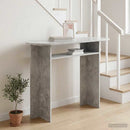 Konsolbord Betongrå 100 x 39,5 x 75 cm Konstrueret træ