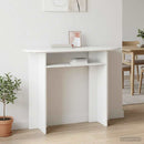 Konsolbord Hvid højglans 100 x 39,5 x 75 cm Konstrueret træ