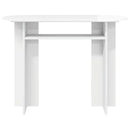 Konsolbord Hvid højglans 100 x 39,5 x 75 cm Konstrueret træ